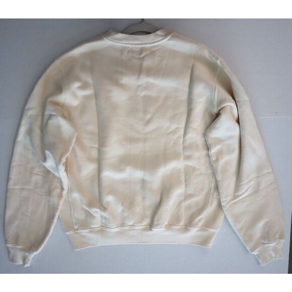 Madhappy 4U032 Unisex Sz XS Ivory Local Optimist Colorful Crewneck Pullover - Picture 8 of 8